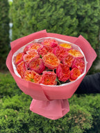 19 pfingstrosenartige Rosen Kensington Garden (orange)