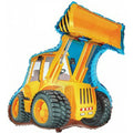 Folienballon Bagger (Farbe Gelb)