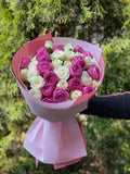 39 Rosen Miss Bombastic und Lavender Lace