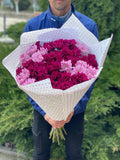 15 Chrysanthemen (violett und rosa)